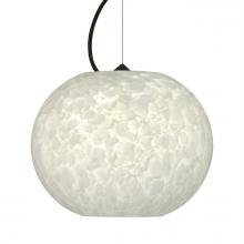 Besa Lighting 1KX-477619-BK - Besa Luna Pendant Carrera Black 1x100W Medium Base