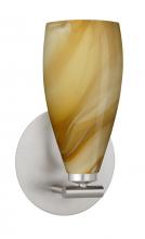 Besa Lighting 1SX-7198HN-LED-SN - Besa Wall Karli Satin Nickel Honey 1x5W LED