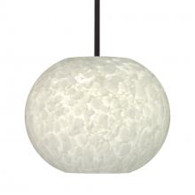 Besa Lighting 1TT-477619-BK - Besa Stem Pendant Luna Black Carrera 1x100W Medium Base
