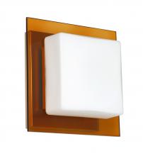 Besa Lighting 1WS-7735TG-LED-SN - Besa Wall Alex Satin Nickel Opal/Armagnac 1x5W LED