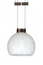 Besa Lighting 1XA-565819-BR - Besa Pendant Palla 5 Bronze Carrera 1x50W Halogen