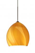 Besa Lighting 1XT-1716HN-BR - Besa Pendant Sprite Bronze Honey 1x50W Halogen