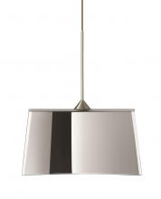 Besa Lighting 1XT-6773MR-LED-SN - Besa Groove Pendant Mirror-Frost Satin Nickel 1x5W LED