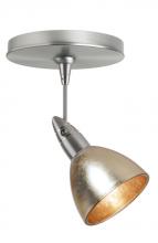 Besa Lighting 1SP-1758GF-SN - Besa Spotlight Divi Satin Nickel Gold Foil 1x50W Halogen Mr16