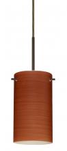 Besa Lighting B-4404CH-LED-BR - Besa Stilo 7 LED Pendant For Multiport Canopy Cherry Bronze 1x9W LED