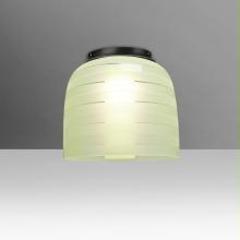 Besa Lighting MITZI7CRC-BK - Besa Mitzi 7 Ceiling, Chartreuse, Black, 1x60W E26 Base