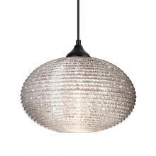 Besa Lighting OP-4912GL-BK - Besa Outdoor Pendant Pape 10 Black Finish, Glitter 1xE26 Base