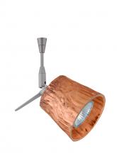 Besa Lighting SP-5145CF-SN - Besa Spotlight Nico 3 Satin Nickel Stone Copper Foil 1x50W Halogen Mr16