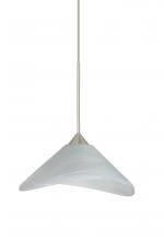 Besa Lighting X-191352-SN - Besa Pendant For Multport Canopy Hoppi Satin Nickel Marble 1x50W Halogen