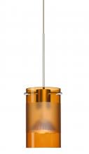 Besa Lighting X-6524EG-SN - Besa Pendant For Multiport Canopy Scope 4 Satin Nickel Armagnac/Frost 1x50W MAX GY6.35 Base MR16