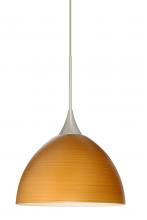 Besa Lighting XP-4679OK-SN - Besa Pendant Brella Satin Nickel Oak 1x50W Halogen