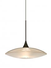 Besa Lighting XP-6294GD-BR - Besa Pendant Spazio Bronze Gold/Frost 1x50W MAX GY6.35 Base