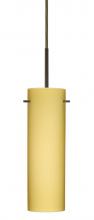 Besa Lighting 1BT-4930VM-BR - Besa Copa Pendant Bronze Vanilla Matte 1x50W Candelabra