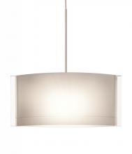 Besa Lighting 1XP-673006-SN - Besa Jodi Pendant 1xp Opal Glossy Satin Nickel 1x50W Halogen