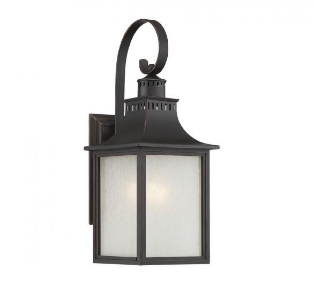 Monte Grande 1-Light Outdoor Wall Lantern in English Bronze