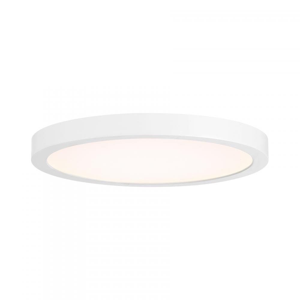 LED Flush Mount in White