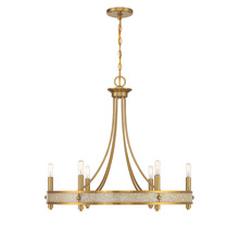 Savoy House 1-2053-6-322 - Camden 6-Light Chandelier in Warm Brass