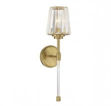 Savoy House 9-6001-1-322 - Garnet 1-Light Wall Sconce in Warm Brass