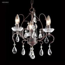 James R Moder 40833VB22 - Mini 3 Light Chandelier