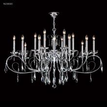 James R Moder 96258S00 - Oval Sculptured Leaf 18 Light Chandelier