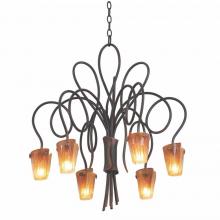 Kalco 4308PS/FROST - Tribecca 6 Light Chandelier