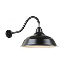 Hi-Lite MFG Co. H-QSN15117-SA-91/QSNHL-A-91 - 17" Gooseneck Light Warehouse Shade, QSNHL-A Arm