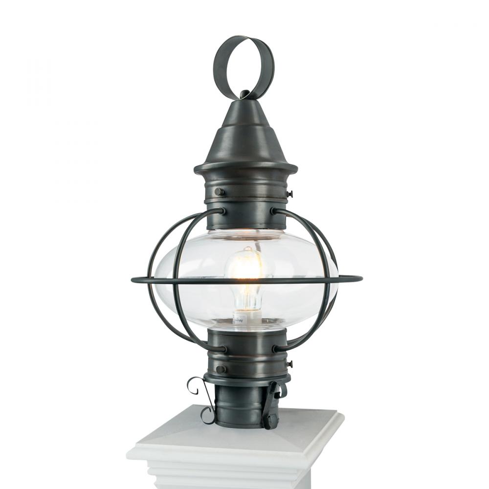 American Onion Outdoor Post Light - Gun Metal