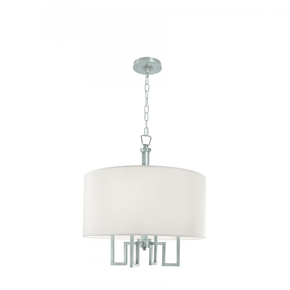 Maya 4 Arm Chandelier - Brushed Nickel