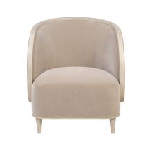 Varaluz 510CH28A - Hayworth Accent Chair - Ash Blond/Mushroom Mohair