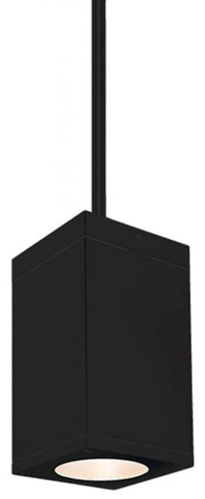 Cube Architectural LED Pendant- Black