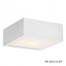 WAC US FM-W2510-WT - RUBIX Outdoor Flush Mount Light