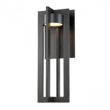 WAC US WS-W48625-BK - CHAMBER Outdoor Wall Sconce Light