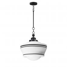 Maxim 21533WTBK - Eureka-Single Pendant