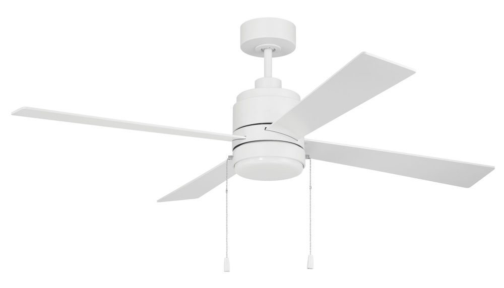 52" Ceiling Fan w/ 4 Blades & LED Light kit