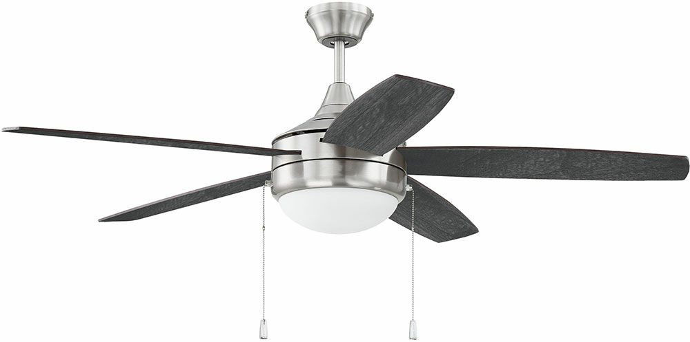 52" Ceiling Fan w/ 5 Blades, LED Light Kit