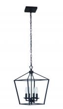 Craftmade 52934-FB - Flynt 4 Light Small Foyer in Flat Black