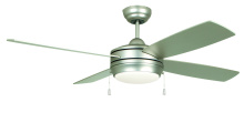 Craftmade LAV44BN4LK-LED - Laval 44" 4-Blade Ceiling Fan in Brushed Nickel w/ Brushed Nickel/Maple Blades