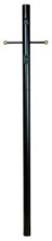 Craftmade Z8992-TB - 84" Fluted Direct Burial Post w/ Photocell in Textured Black