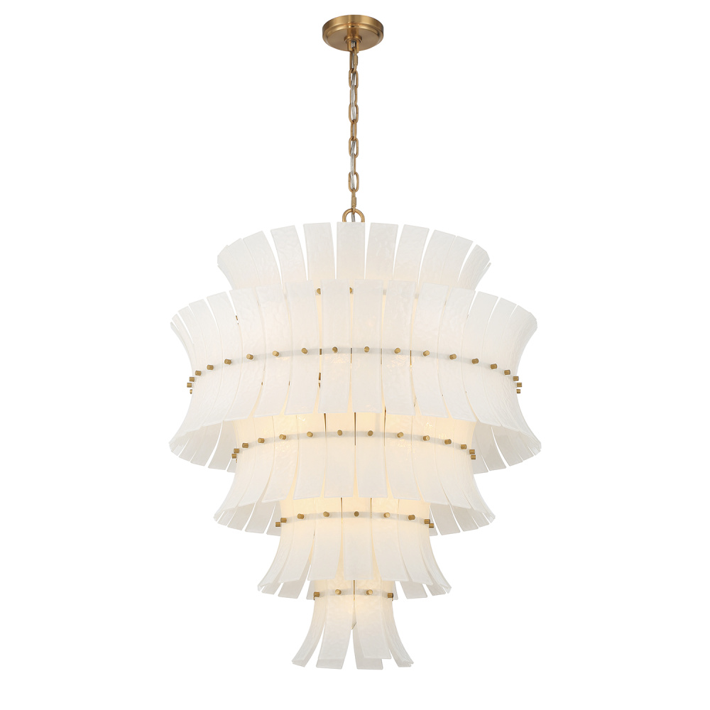 Abigail 29.5'' Aged Brass Chandelier