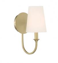 Crystorama PAY-921-VG - Payton 1 Light Vibrant Gold Sconce