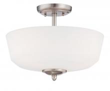 Designers Fountain 15006-SF-35 - Darcy 16" 3-Light Semi-Flush
