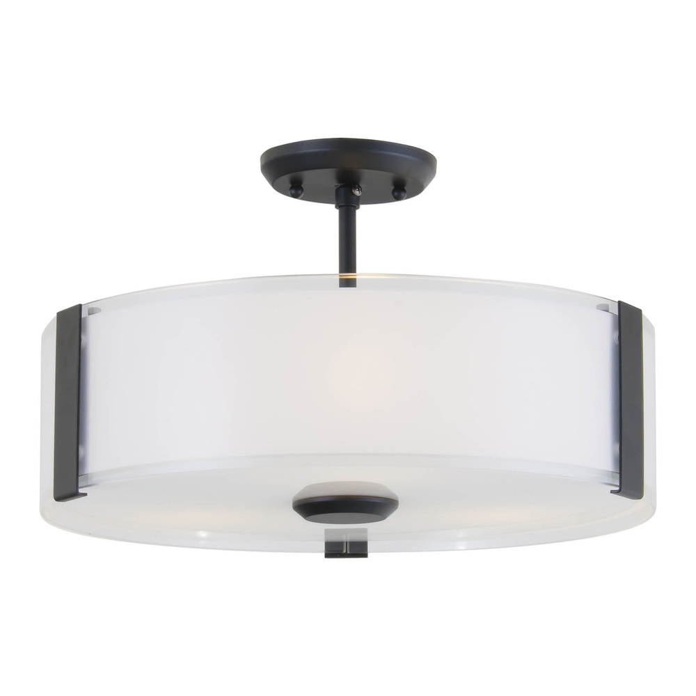 Zurich Small 3 Light Semi-Flush Mount