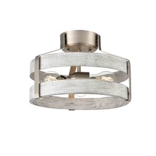 DVI DVP41811BN+BIW - FORT GARRY 3 LT SEMI FLUSH