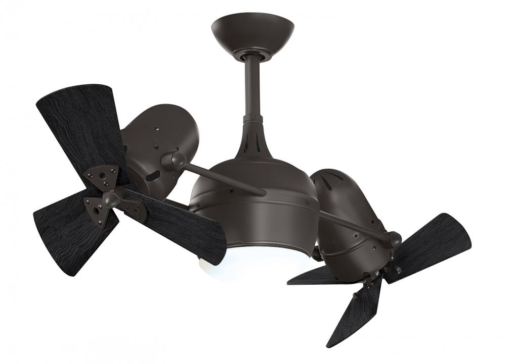 Dagny LK - Rotational Ceiling Fan - Integrated LED - Textured Bronze Finish