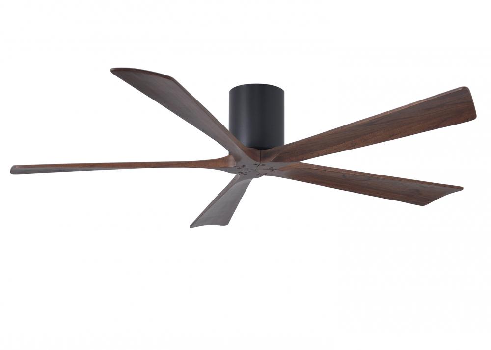 Irene - 5H - Black - Walnut Tone Blades - 60" Blades