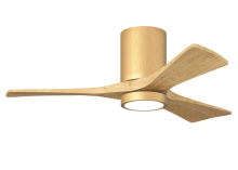 Matthews Fan Company IR3HLK-TB-LM-42 - Irene-3HLK - 42" Three Blade Flush Mount Paddle Fan - 5CCT Integrated LED - Textured Bronze Fini