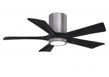 Matthews Fan Company IR5HLK-BP-BK-42 - Irene - 5HLK - Brushed Pewter - Matte Black Blades - 42" Blades