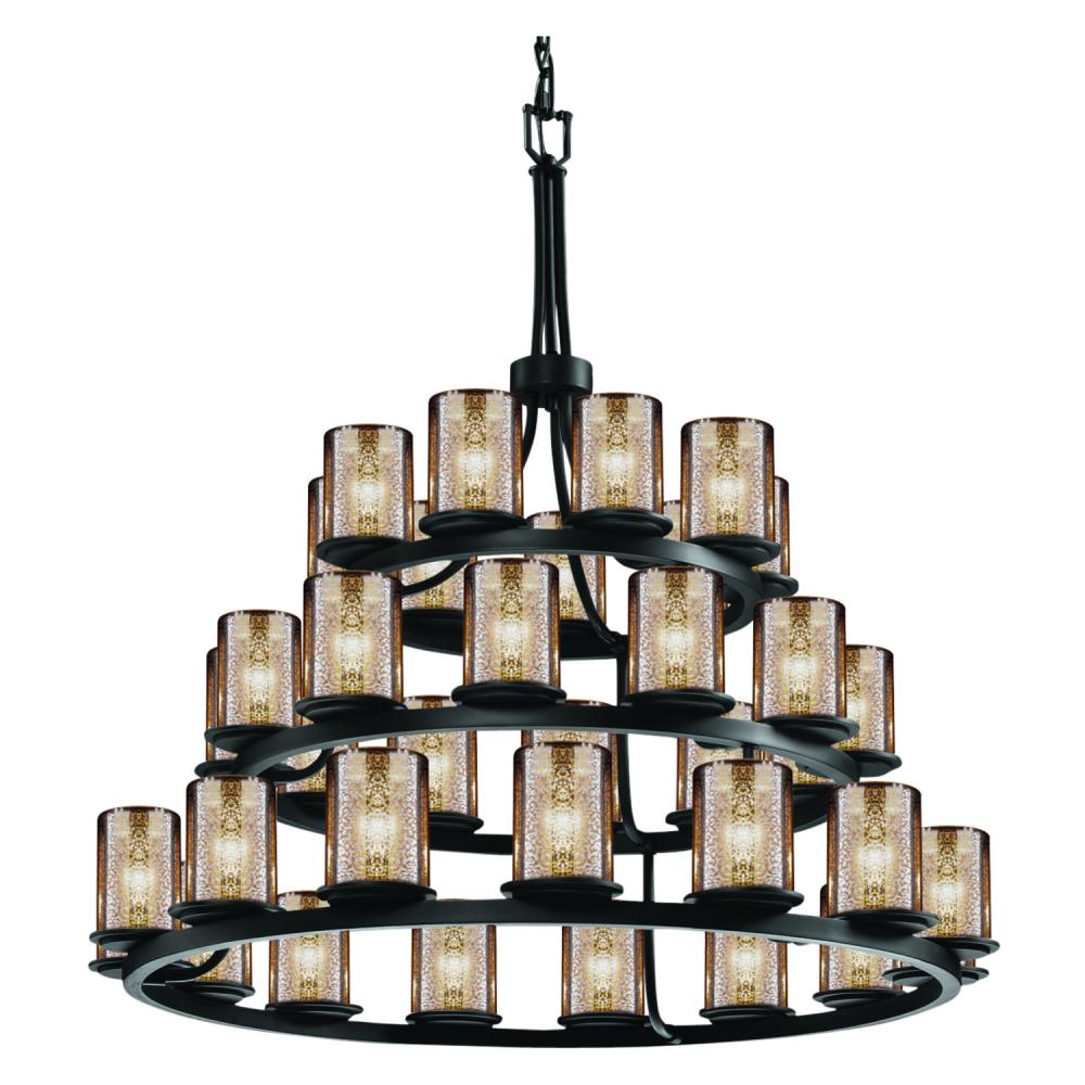 Dakota 36-Light 3-Tier Ring LED Chandelier