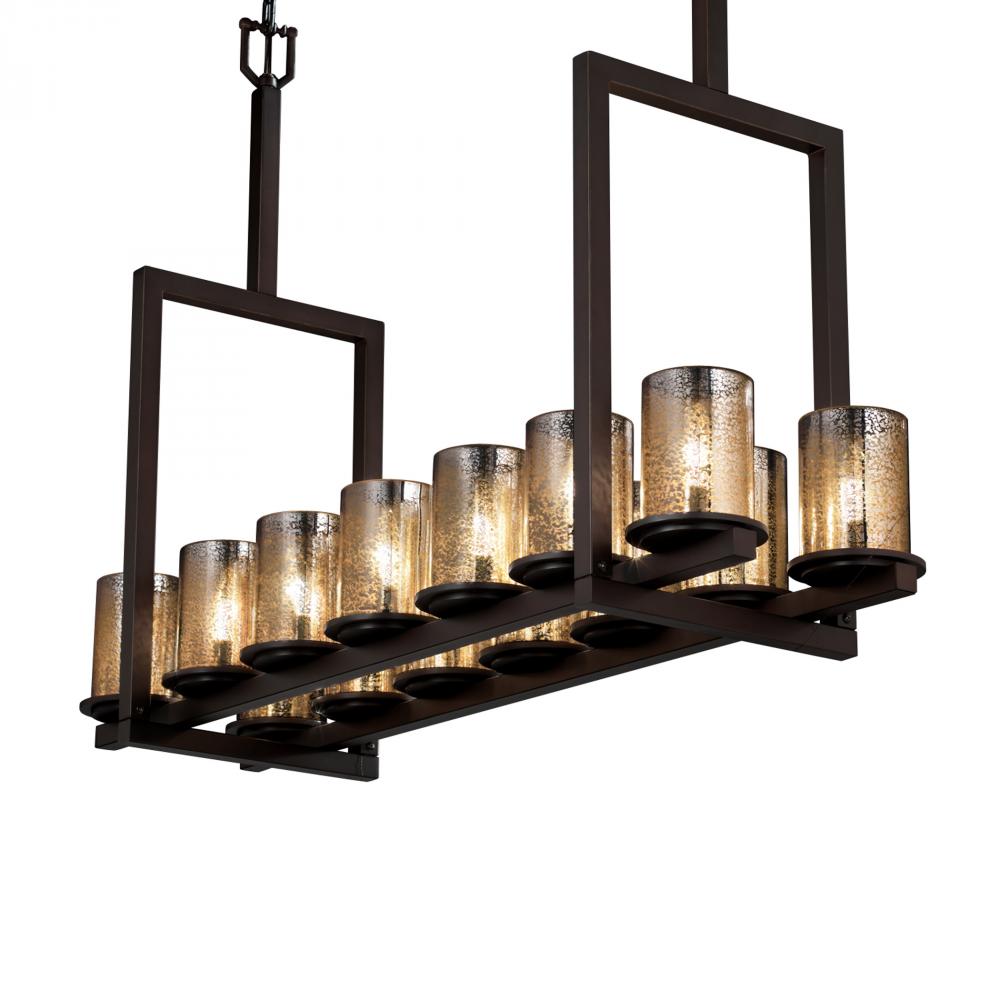 Dakota 14-Light Bridge Chandelier (Tall)