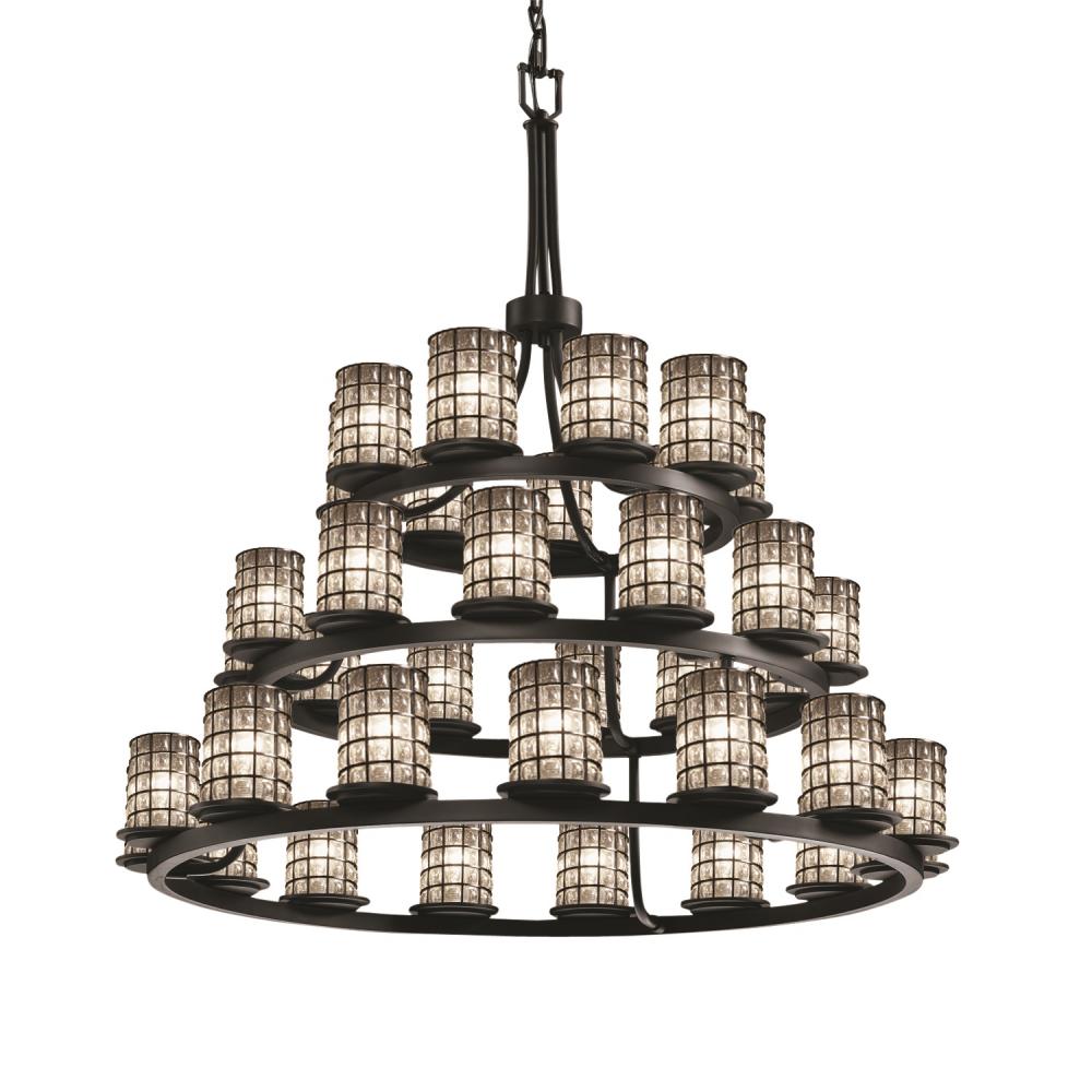 Dakota 36-Light 3-Tier Ring LED Chandelier